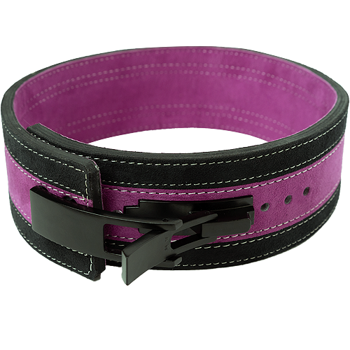13mm Purple & Black Lever Belt