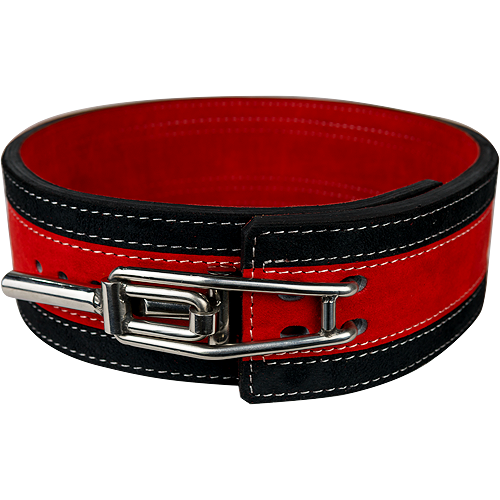 13mm Red & Black Lever Belt