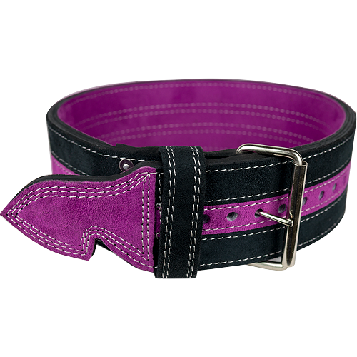 13mm Purple & Black Single Prong Belt