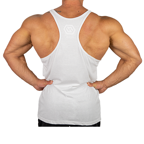 Harris Gym Singlet - Artic White