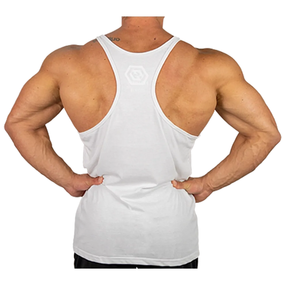 Harris Gym Singlet - Artic White