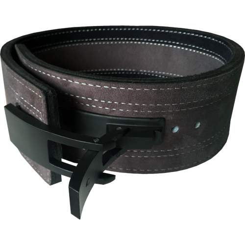 13mm Grey & Black Lever Belt