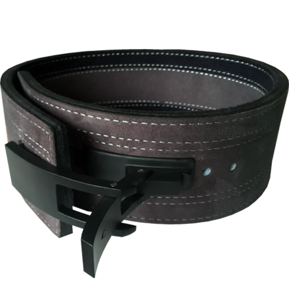 13mm Grey & Black Lever Belt