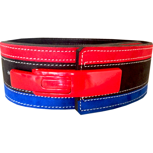13mm Red, Black & Blue Lever Belt