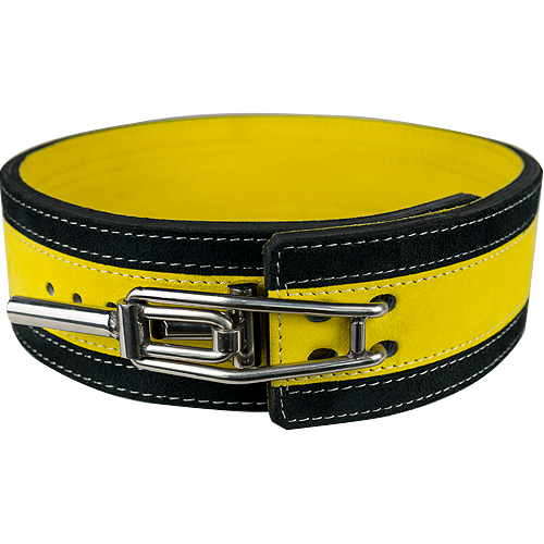 13mm Yellow & Black Lever Belt