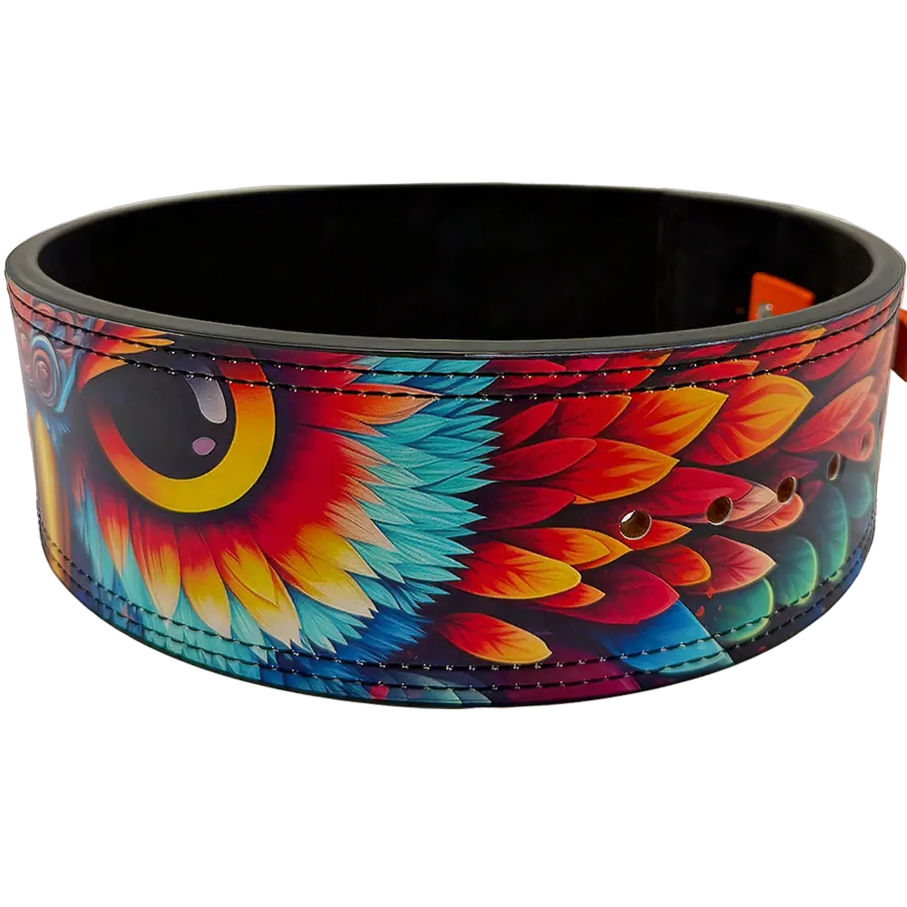 Premium Rainbow Owl 10mm Lever Belt