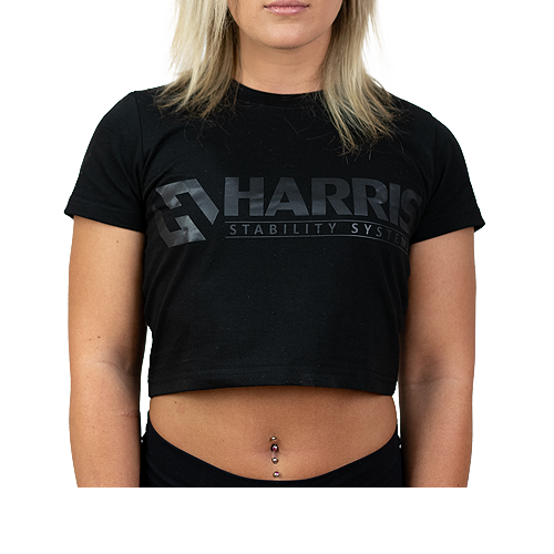Stealth Black Crop Top