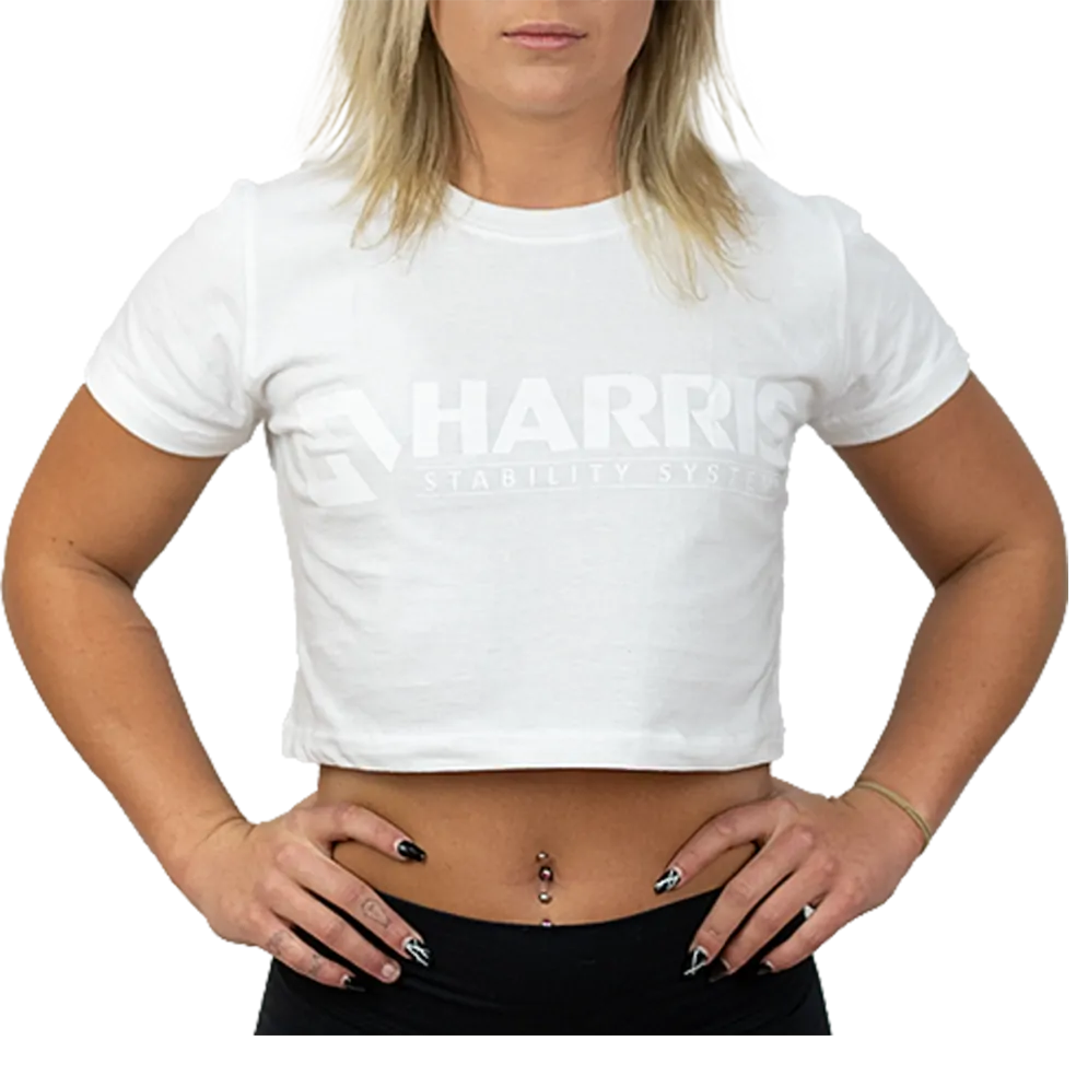 Artic White Crop Top
