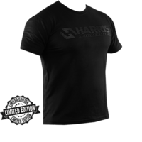 Stealth Black Harris Cotton T-Shirt
