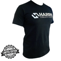 Chrome Black Harris Cotton T-Shirt