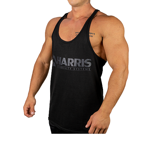 Harris Gym Singlet - Stealth Black [Size: Small]