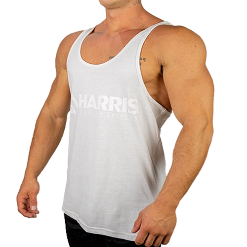 Harris Gym Singlet - Artic White