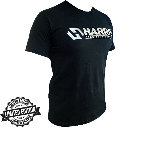 Chrome Black Harris Cotton T-Shirt