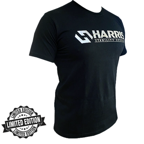 Chrome Black Harris Cotton T-Shirt