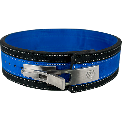 13mm Blue & Black Lever Belt