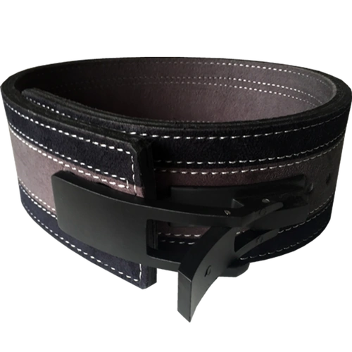 13mm Grey & Black Lever Belt