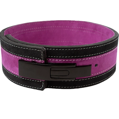 13mm Purple & Black Lever Belt