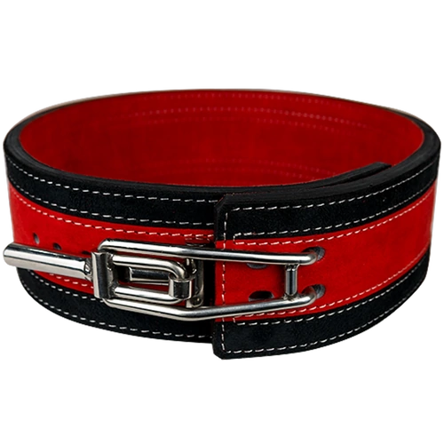 13mm Red & Black Lever Belt