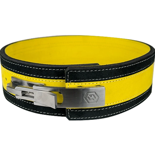 13mm Yellow & Black Lever Belt