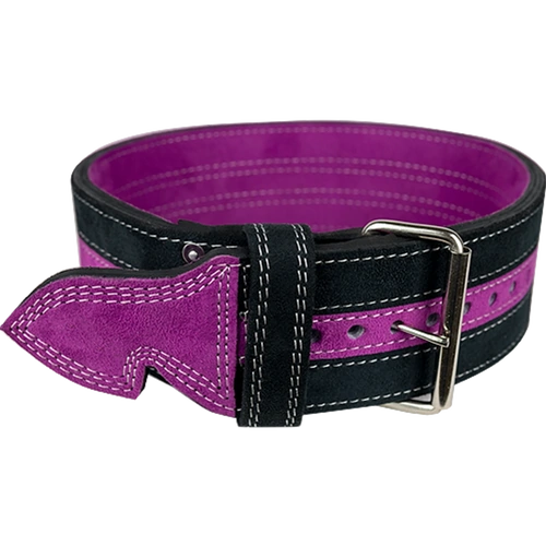 13mm Purple & Black Single Prong Belt