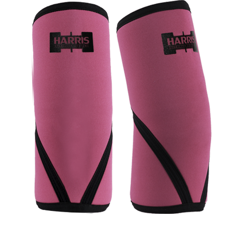 7mm Neoprene Knee Sleeves - Pink [Size: 2XS]