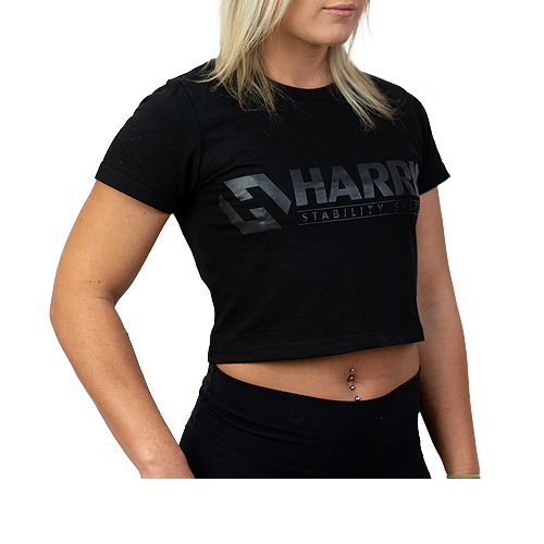 Stealth Black Crop Top