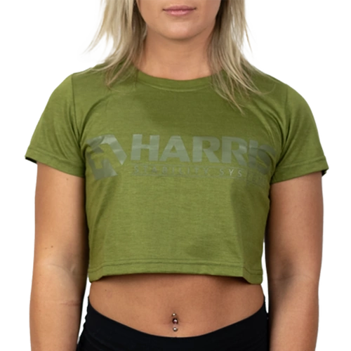 Army Green Crop Top