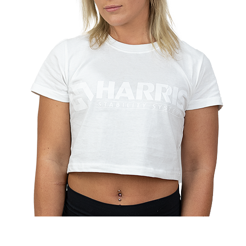 Artic White Crop Top