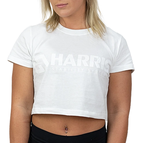 Artic White Crop Top